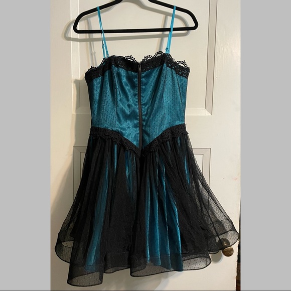 Betsey Johnson Dresses & Skirts - Vintage Betsey Johnson Black and Green Party Dress